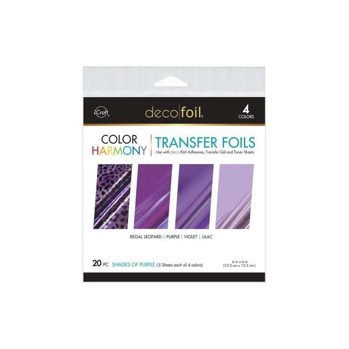 Deco Foil - Harmony Foil Pack - 6X6 - 20 Sheets - Select from Drop Down