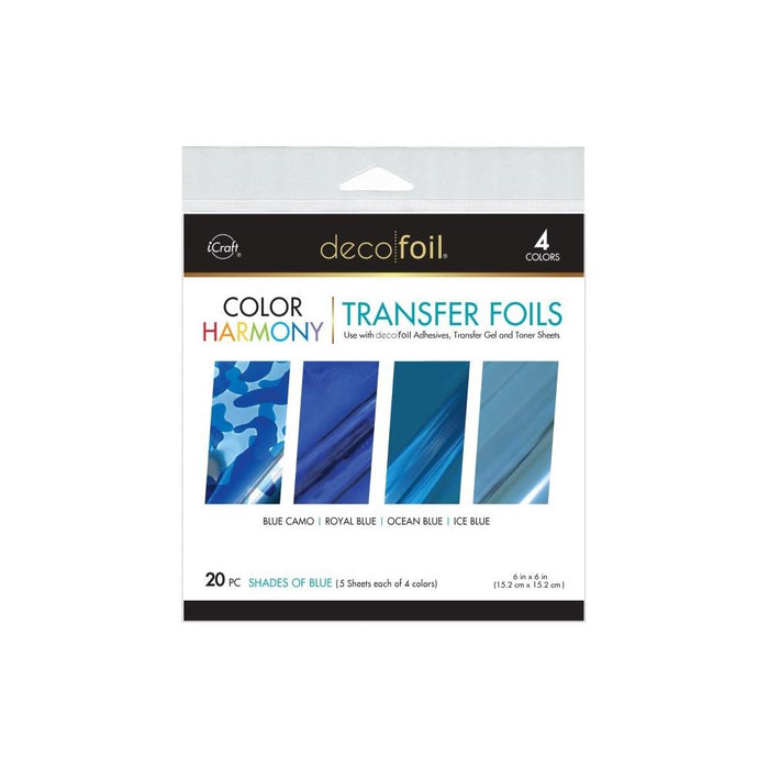 Deco Foil - Harmony Foil Pack - 6X6 - 20 Sheets - Select from Drop Down