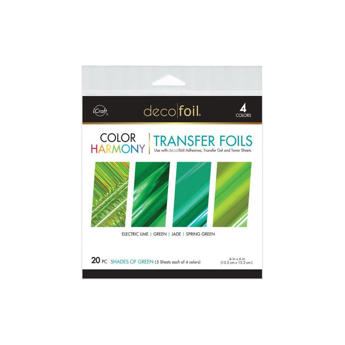 Deco Foil - Harmony Foil Pack - 6X6 - 20 Sheets - Select from Drop Down
