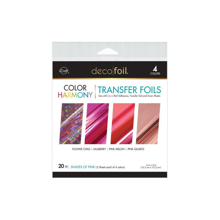 Deco Foil - Harmony Foil Pack - 6X6 - 20 Sheets - Select from Drop Down