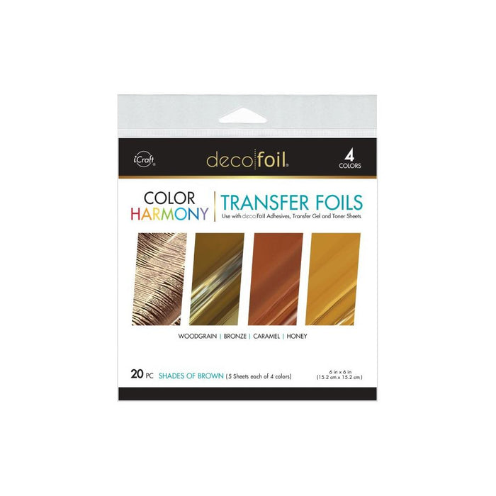 Deco Foil - Harmony Foil Pack - 6X6 - 20 Sheets - Select from Drop Down