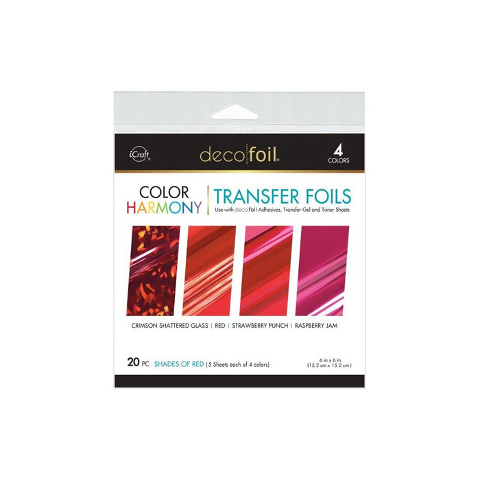 Deco Foil - Harmony Foil Pack - 6X6 - 20 Sheets - Select from Drop Down