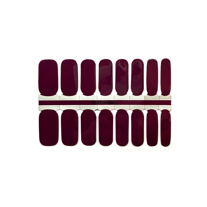 Deep Maroon Exclusive Nail Wraps