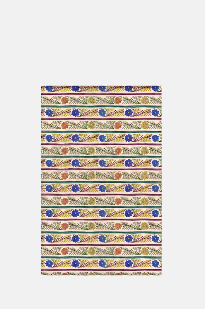 The Kensington Paperie Delft Stripe Wrapping Paper Set of 3 Sheets.