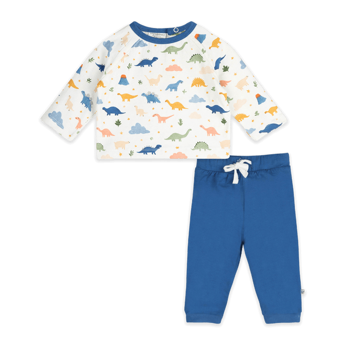 Dino Baby Tee & Jogger (Organic Jersey) - Outfit Set