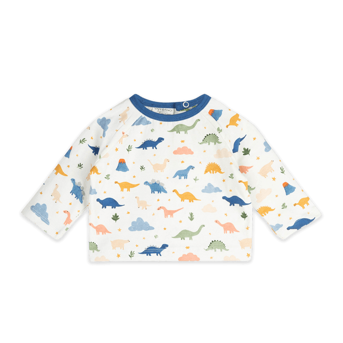 Dino Baby Tee & Jogger (Organic Jersey) - Front
