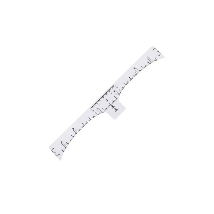 Disposable brow ruler stickers for shaping & microblading