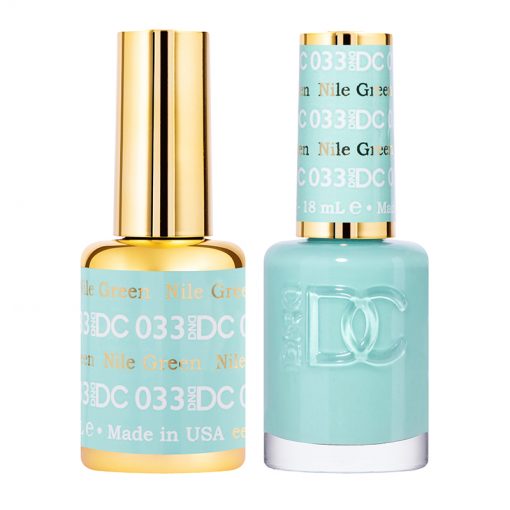 DND DC Gel Nail Polish Duo 033 - Nile Green