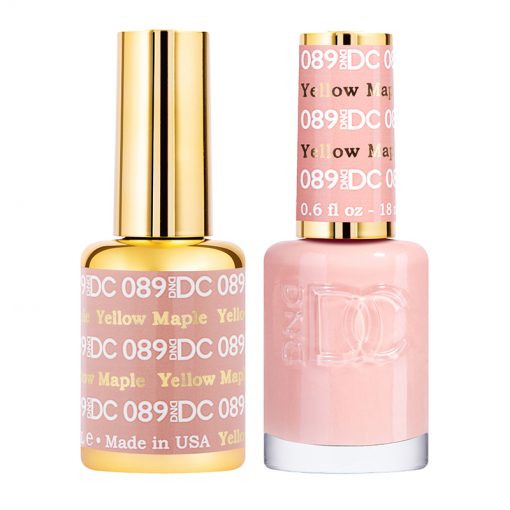 DND DC Gel Nail Polish Duo 089 - Yellow Maple