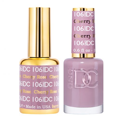 DND DC Gel Nail Polish Duo  106 - Cherry Rose