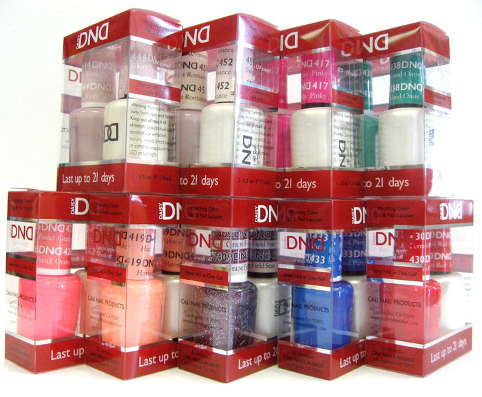 DND Duo GEL + MATCHING Nail Polish SET (461-521) - Choose Your Colors
