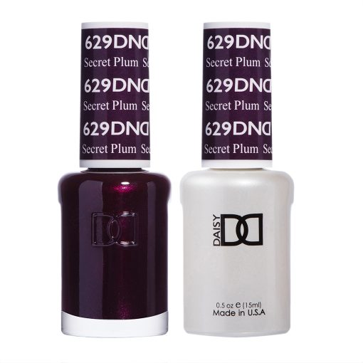 DND Gel Nail Polish Duo 629 - Secret Plum