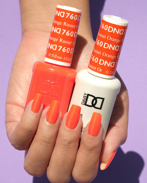 DND Gel Nail Polish Duo 760 - Russet Orange