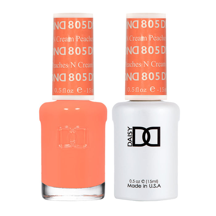 DND Gel Nail Polish Duo 805 - Peaches n Cream
