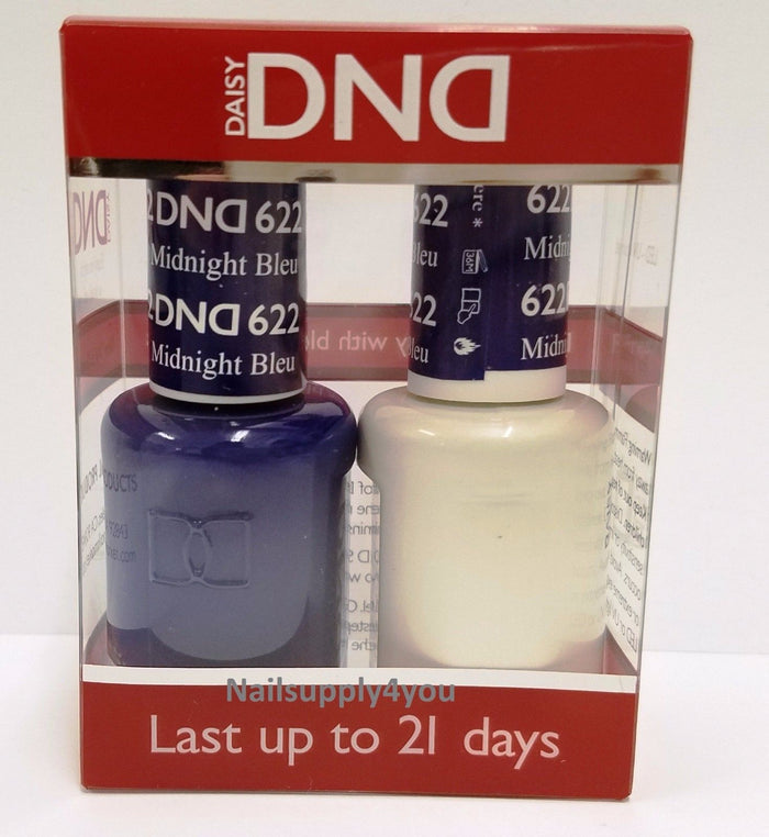 DND Matching Soak Off Gel and Nail Polish (#622 - #637)