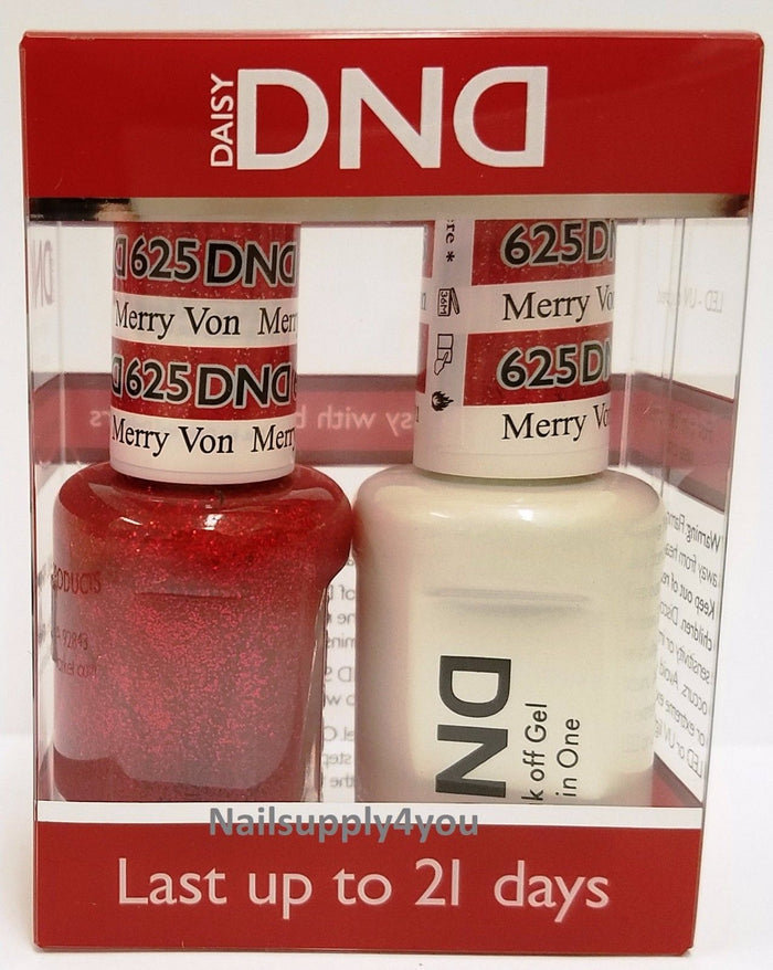 DND Matching Soak Off Gel and Nail Polish (#622 - #637)