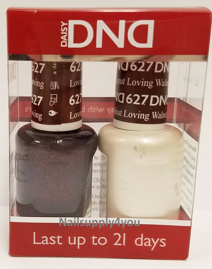 DND Matching Soak Off Gel and Nail Polish (#622 - #637)