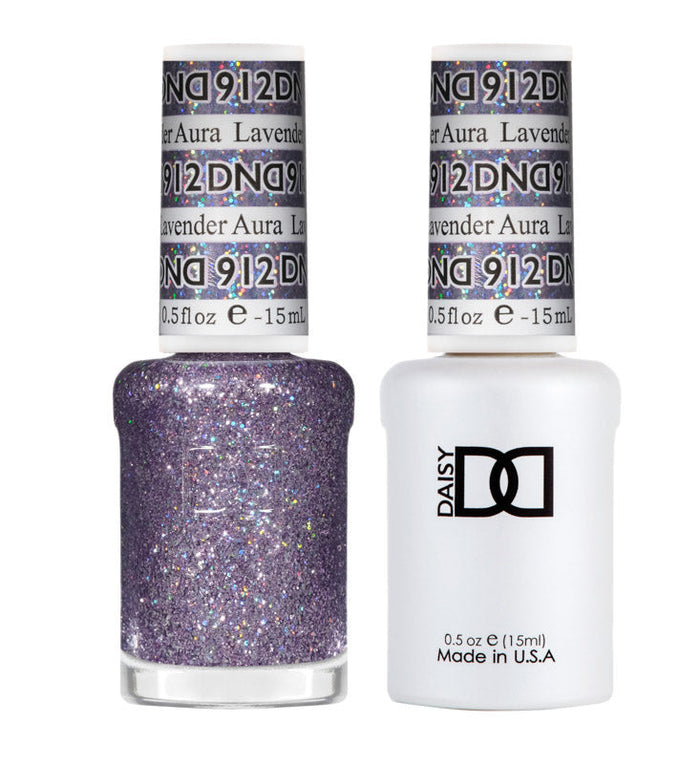 DND Polish Duo Super Glitter - Lavender Aura 912