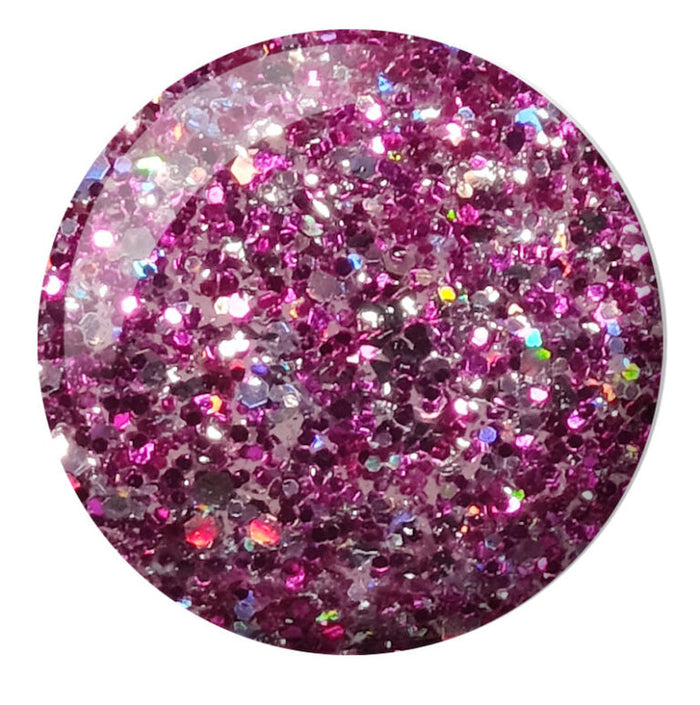 DND Polish Duo Super Glitter - Magenta Magic 919