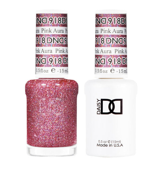 DND Polish Duo Super Glitter - Pink Aura 918