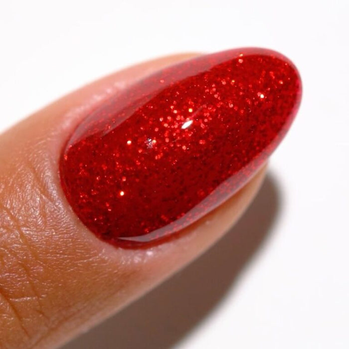 DND Polish Duo Super Glitter - Red Aura 898