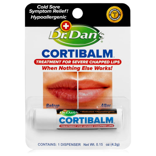 Dr. Dan's Cortibalm Healing Lip Balm for Severely Chapped Lips