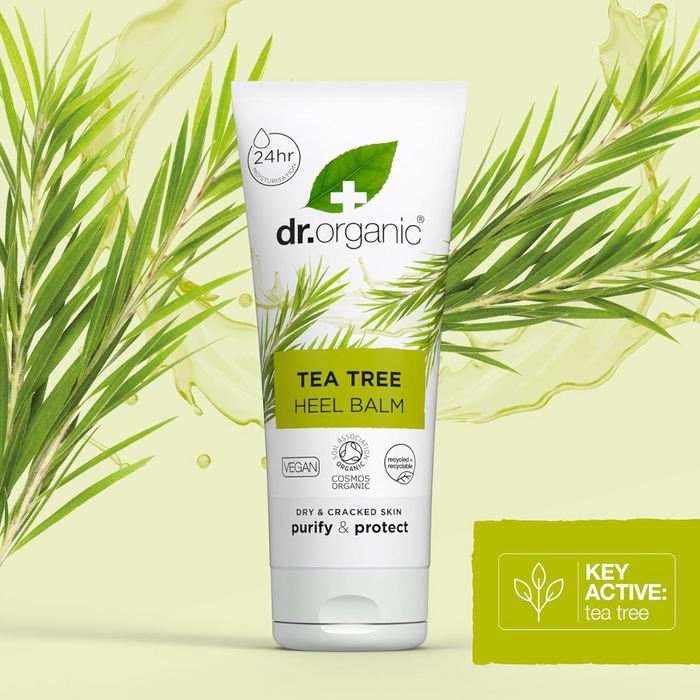Dr Organic Tea Tree Heel Balm 100ml (T)