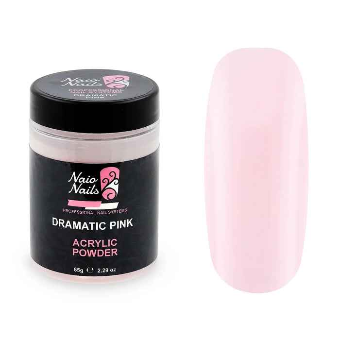 Dramatic Pink Transparent Acrylic Powder 12g - 195g   Naio Nails
