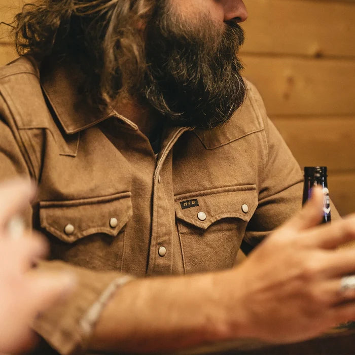 Dust Up Denim Snapshirt | Owens Oaker Wash | Howler Bros