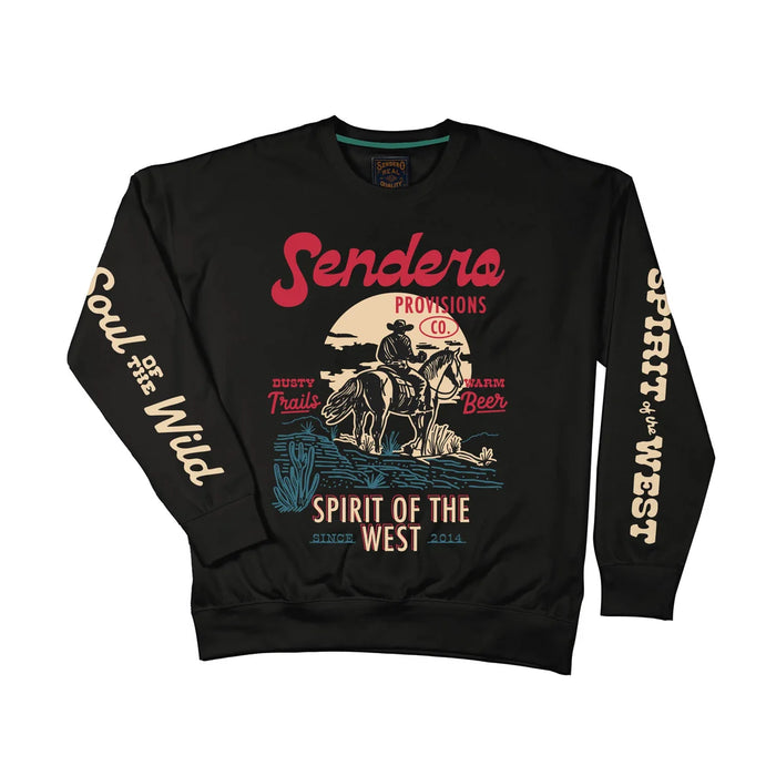 Dusty Trails Sweatshirt | Black | Sendero Provisions Co