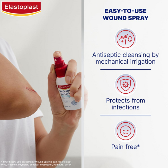 Elastoplast Antiseptic Wound Cleansing Spray, 100ml (T)