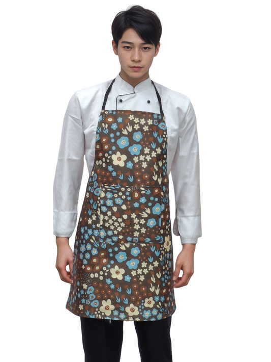HICKORY Premium Designer Kitchen Apron – Transform Your Cooking Experience with Elegant EVERFRESH FLOWERS - J R GARMENTS