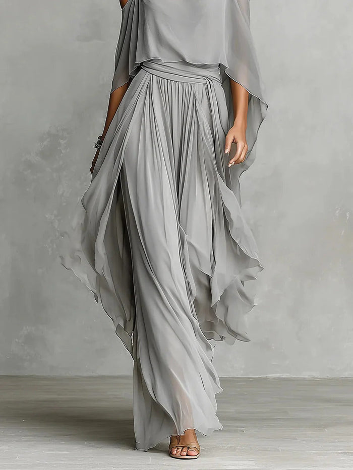 ENIA - Off-Shoulder Flowy Set