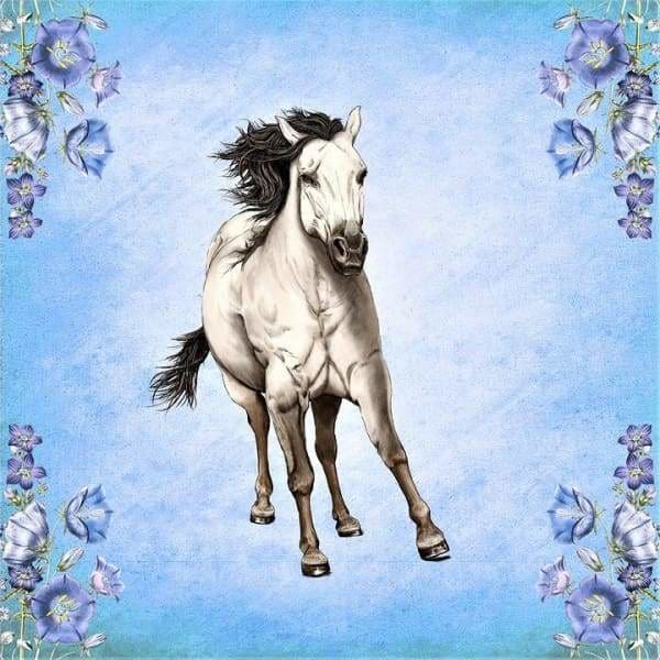 Love Diamond Painting Kit - Equine Love-Square 20x20cm- - Paint With Diamonds