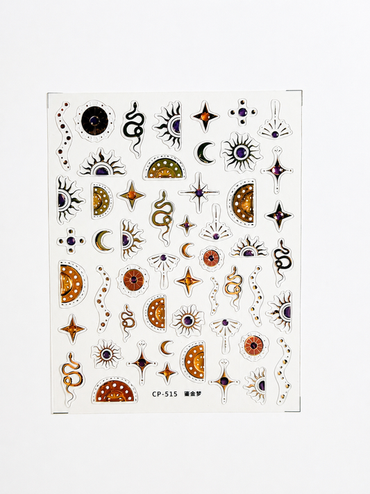 Ethereal Soleil Self Adhesive Decals | Lula Beauty