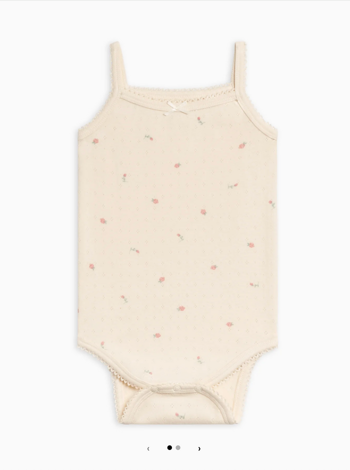 Eva Pointelle Tank Bodysuit