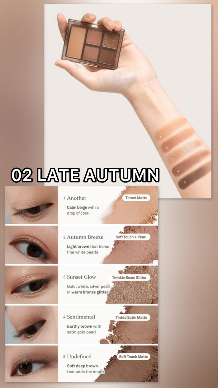 Hince All - Around Eye Palette 6.4g لوحة العين الشاملة من Hince - Princess Cosmetics Qatar