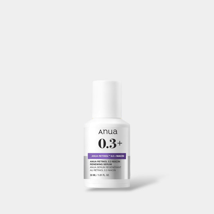 Anua Nano Retinol 0.3% + Niacin Renewing Serum 30ml أنوا نانو ريتينول 0.3٪ + سيروم تجديد النياسين - Princess Cosmetics Qatar