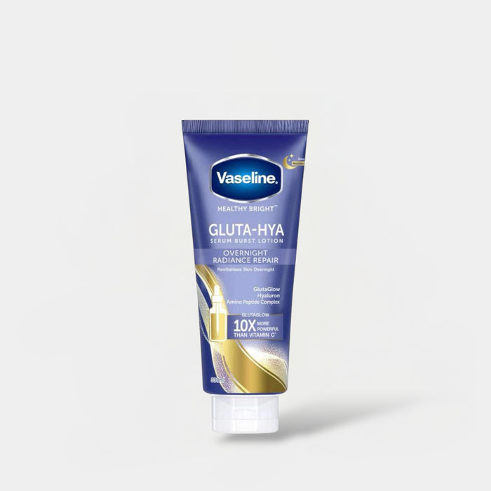 (EXPIRY: 11/2027) Vaseline Gluta-Hya Serum Burst Lotion Overnight Radiance Repair 300ml فازلين جلوتا هيا مصل انفجار غسول بين عشية وضحاها إصلاح الإشراق