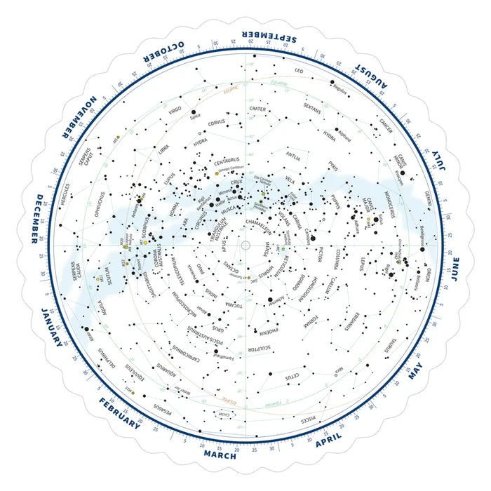 Explore Scientific Tirion Double-Sided Multi-Latitude Planisphere (ES-TPS018)