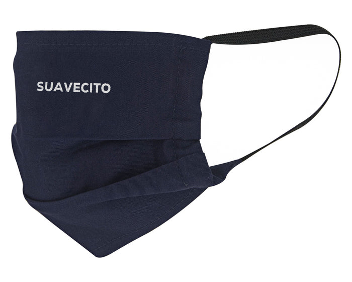 Face Mask - Script Navy