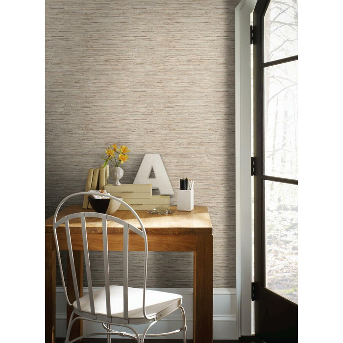 Faux Grasscloth Peel & Stick Wallpaper - EonShoppee