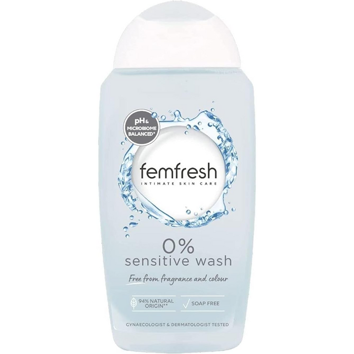 Femfresh 0% Sensitive Intimate Wash 250ML (T)