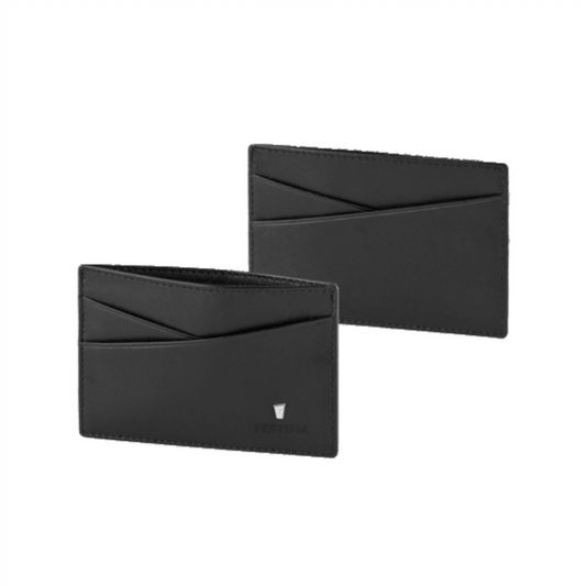 Festina Black Leather Classical Card Holder - Theodore Designs