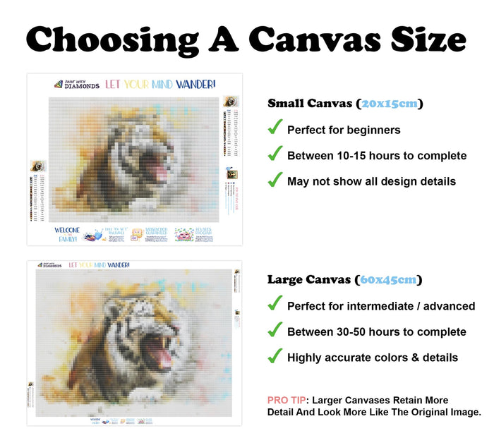 Fierce Tiger Watercolor