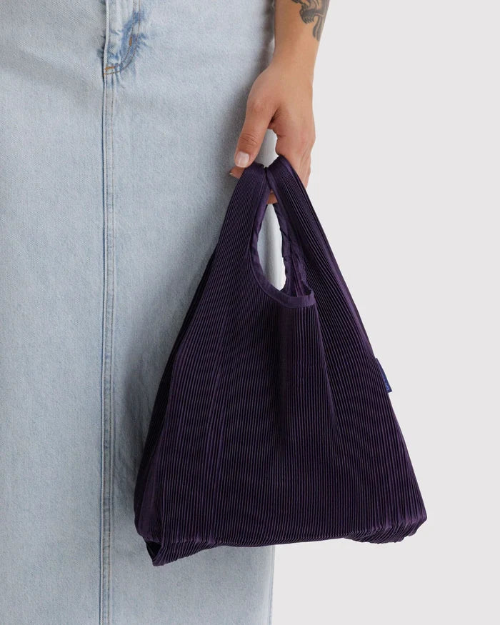 Fig Pleated Baggu