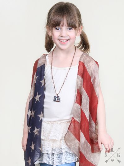 Flag Kimono - 260 Broadway Boutique