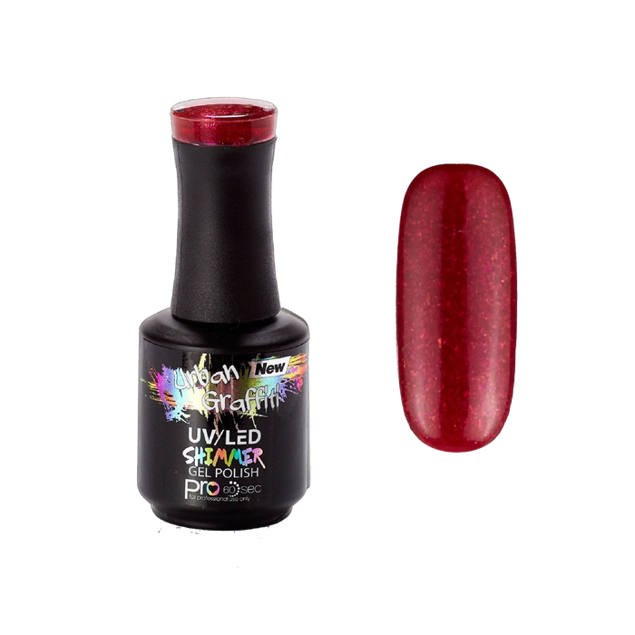 Forbidden Cherry - UGGP-A0372 Urban Graffiti Gel Polish 15ml   Naio Nails