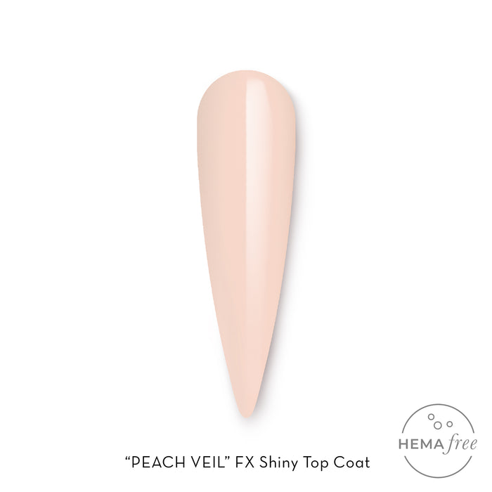 FX Veil Top Coat ~ Peach | FX by Fuzion 15ml
