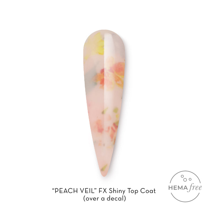 FX Veil Top Coat ~ Peach | FX by Fuzion 15ml